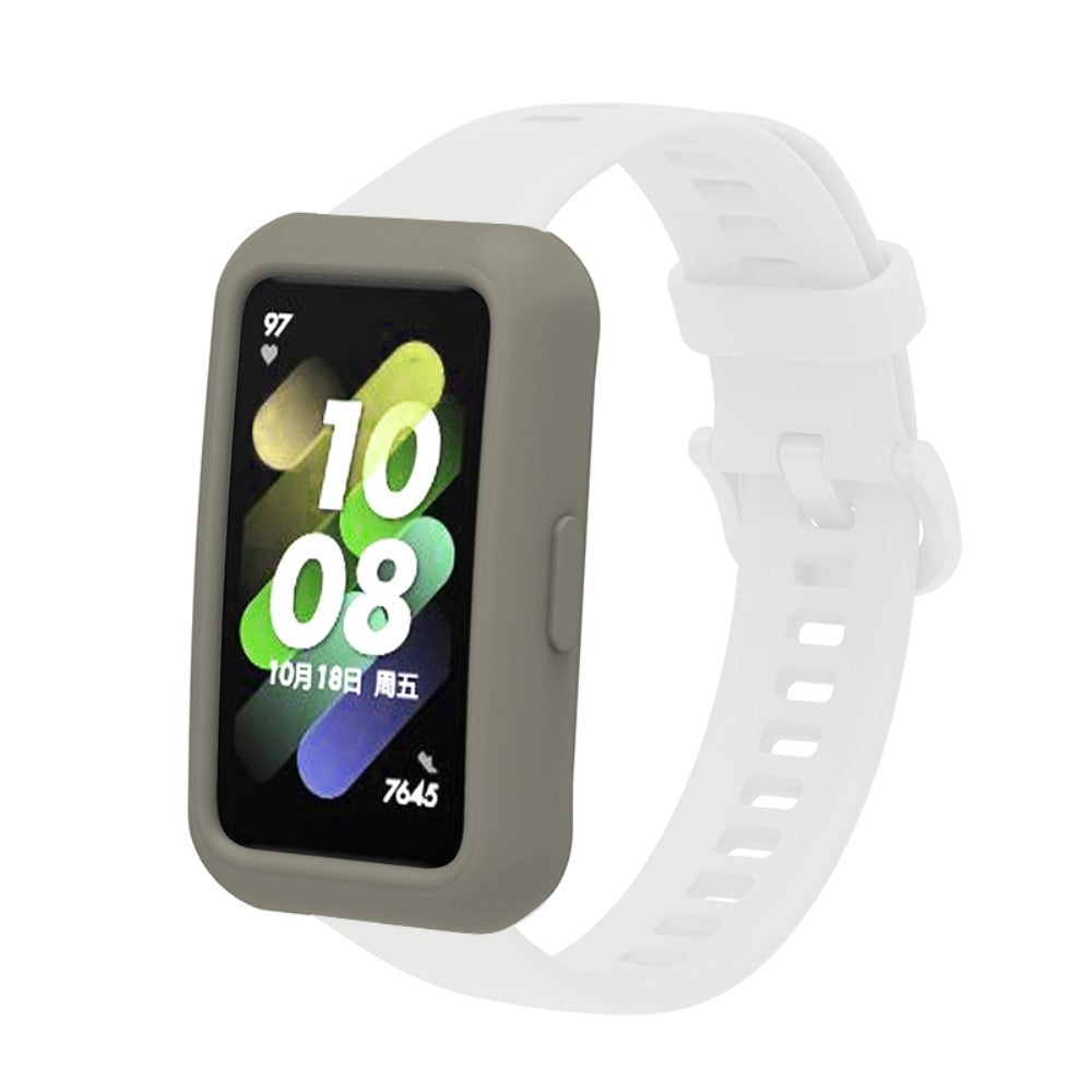 Godt Huawei Band 7 Silikone Cover - Sølv#serie_3