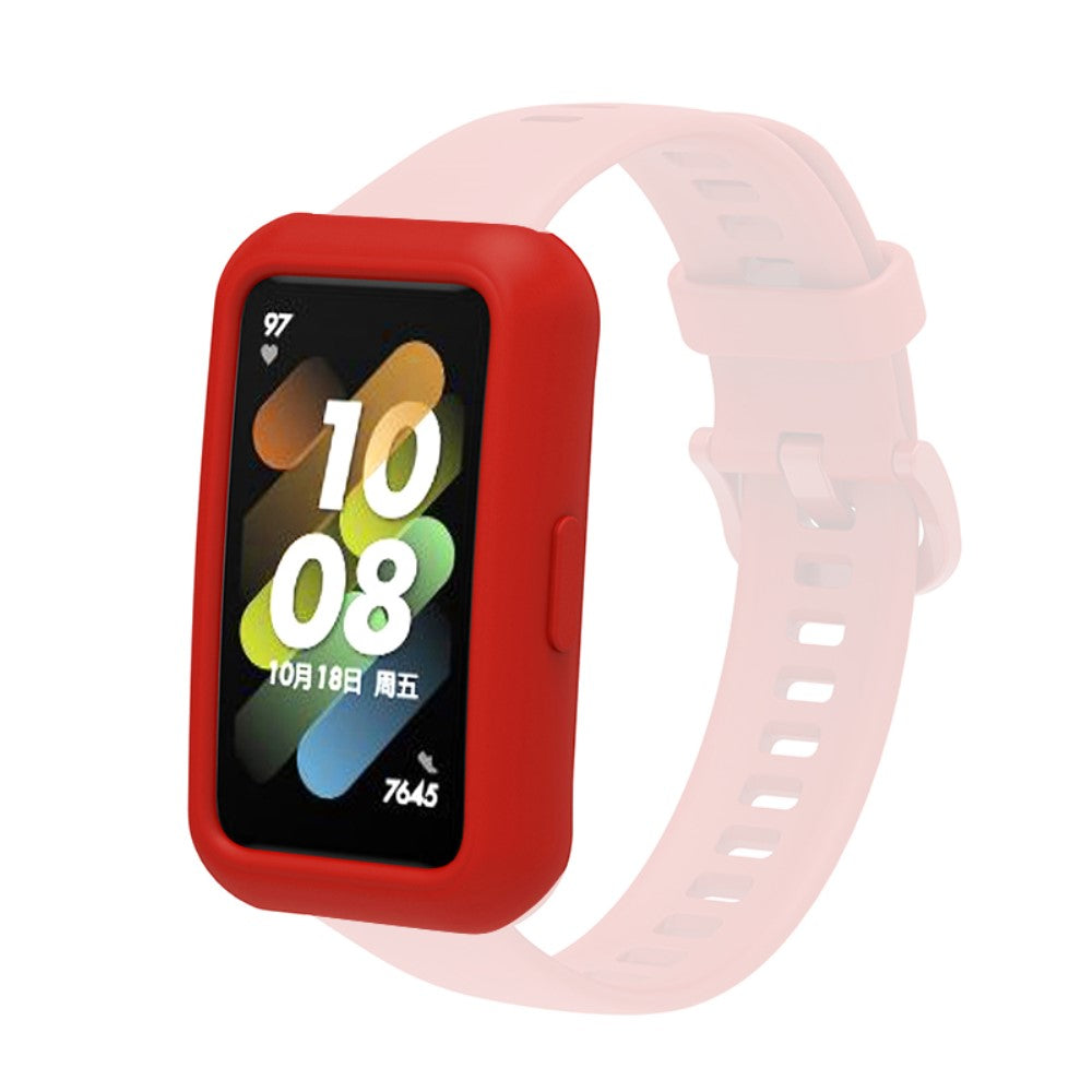 Godt Huawei Band 7 Silikone Cover - Rød#serie_4