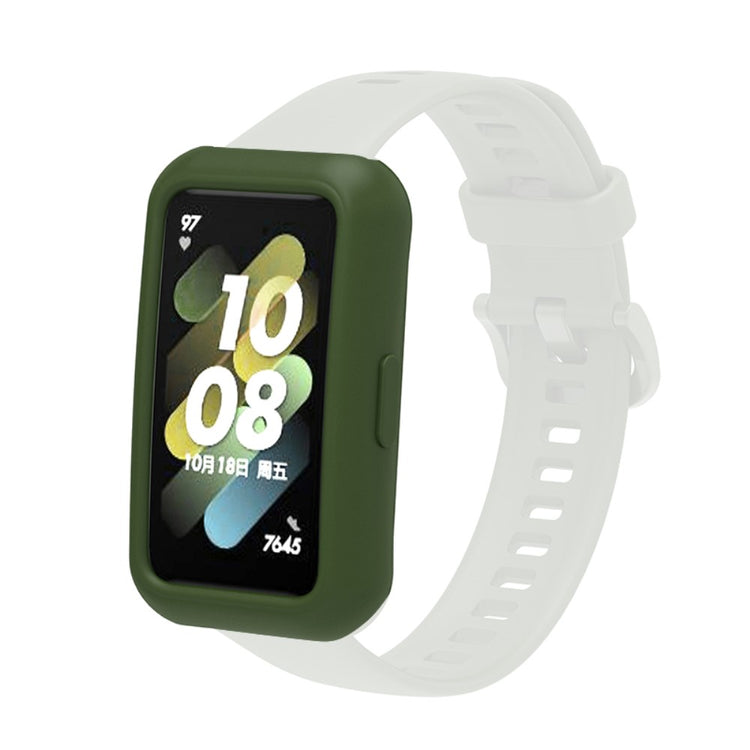 Godt Huawei Band 7 Silikone Cover - Grøn#serie_5