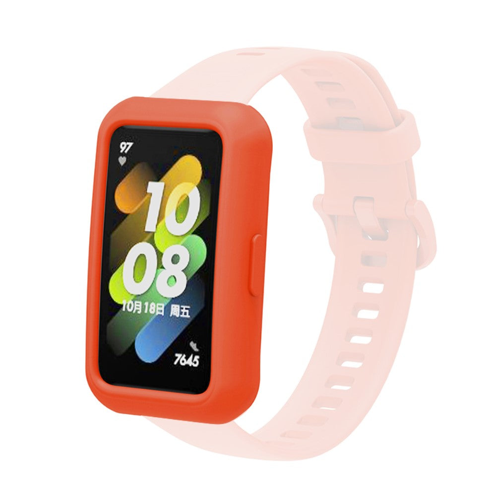 Godt Huawei Band 7 Silikone Cover - Rød#serie_6