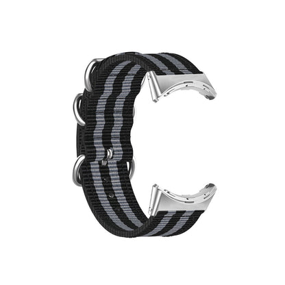 Vildt slidstærk Google Pixel Watch Nylon Rem - Sort#serie_4