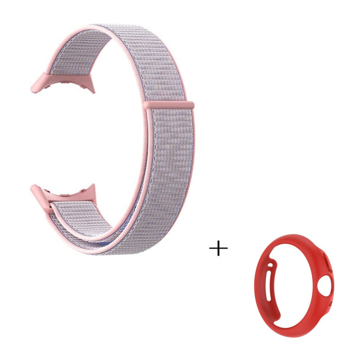 Yndigt Google Pixel Watch Plastik og Nylon Rem - Pink#serie_3