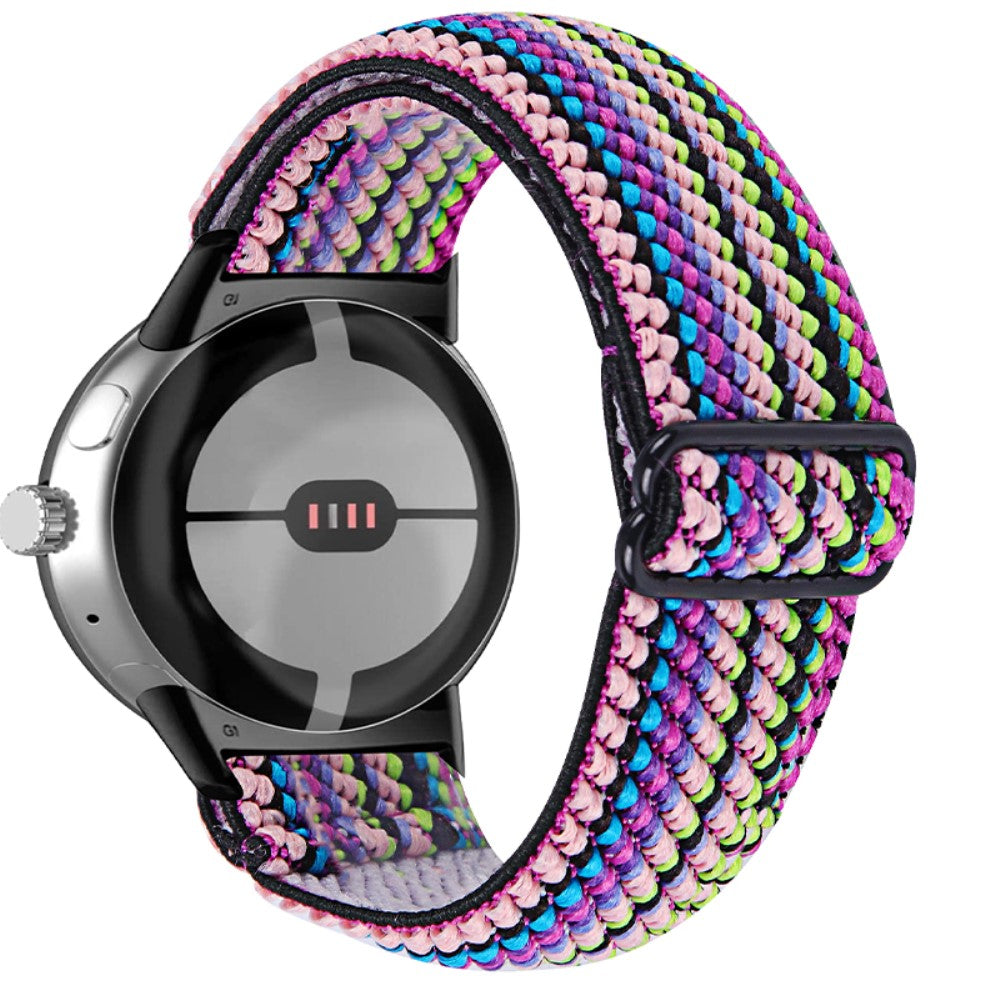 Super elegant Google Pixel Watch Nylon Rem - Lilla#serie_6