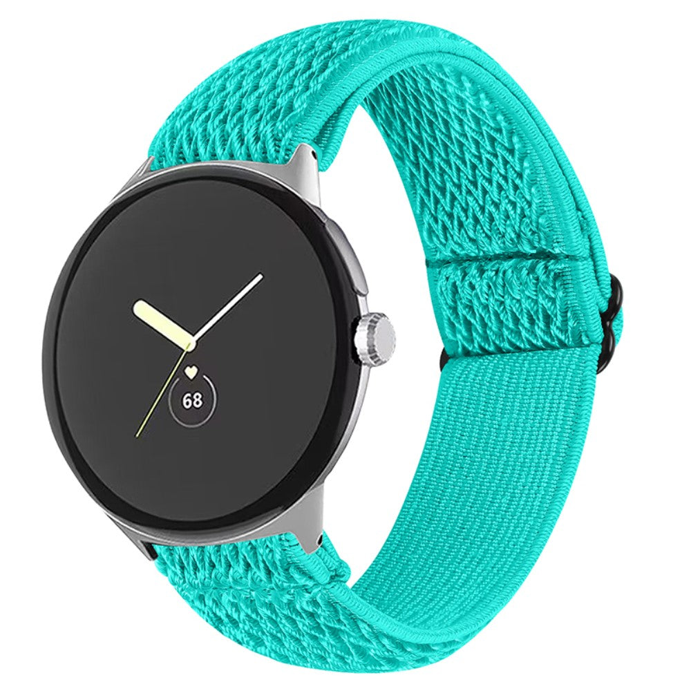 Rigtigt elegant Google Pixel Watch Nylon Rem - Grøn#serie_2