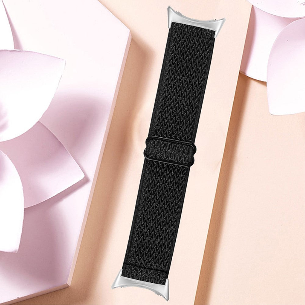 Rigtigt elegant Google Pixel Watch Nylon Rem - Sort#serie_5