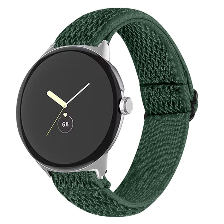 Rigtigt elegant Google Pixel Watch Nylon Rem - Grøn#serie_7