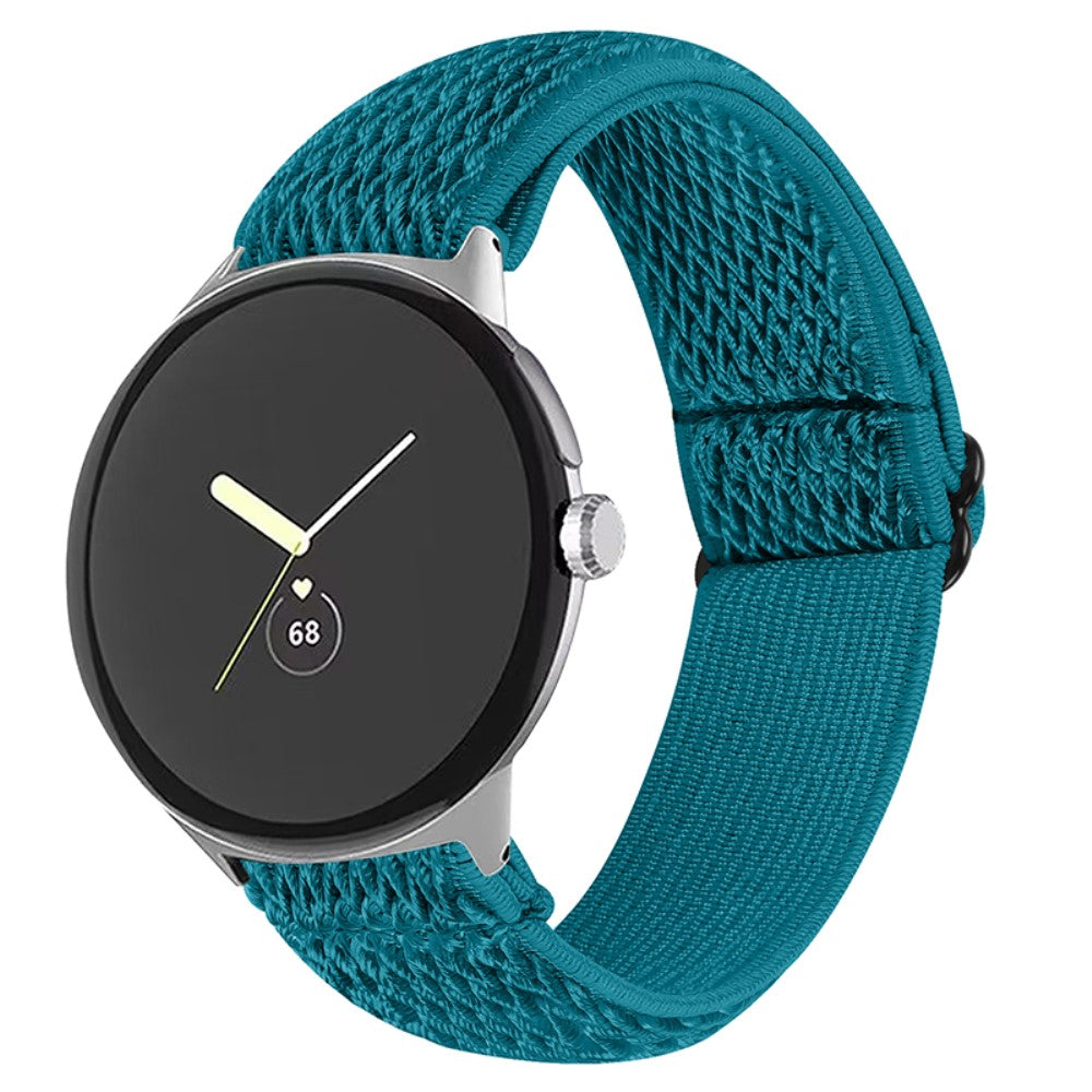 Rigtigt elegant Google Pixel Watch Nylon Rem - Grøn#serie_8