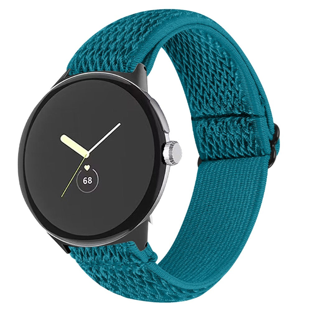 Rigtigt sejt Google Pixel Watch Nylon Rem - Grøn#serie_8