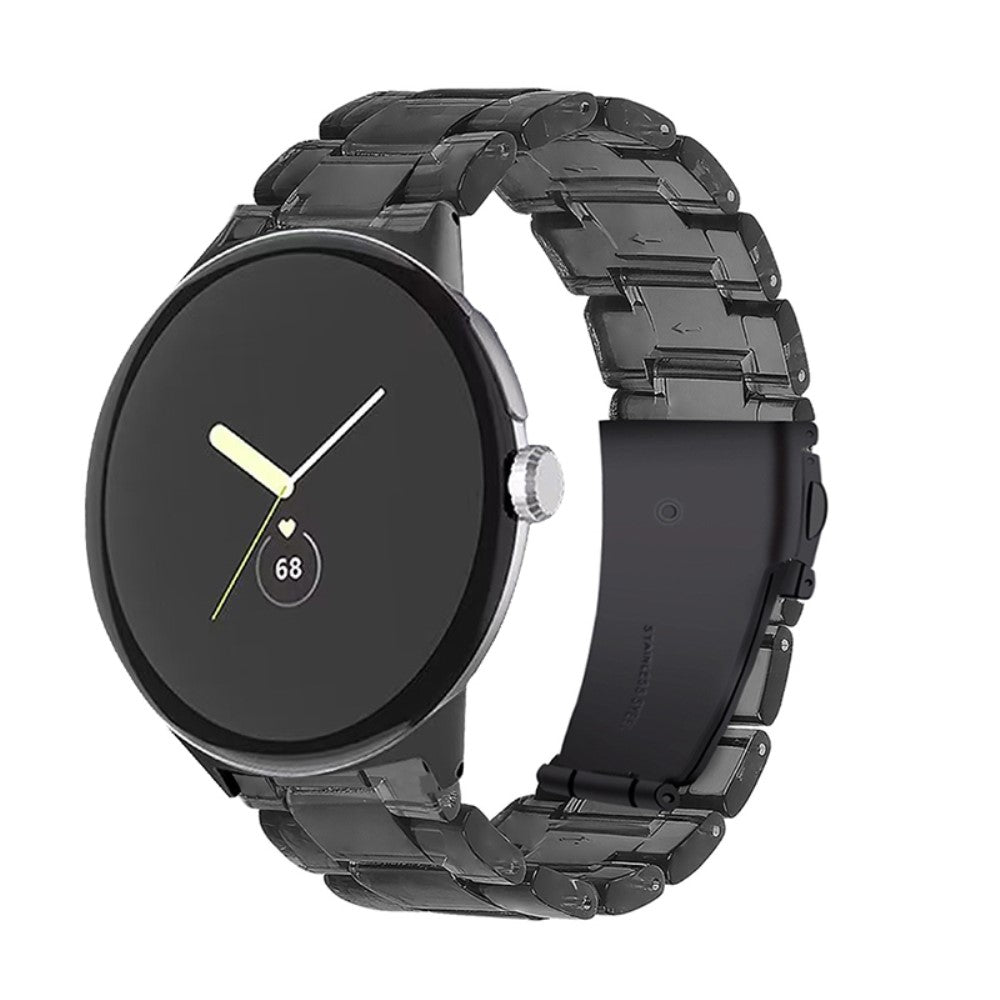 Meget nydelig Google Pixel Watch Plastik Rem - Sort#serie_26