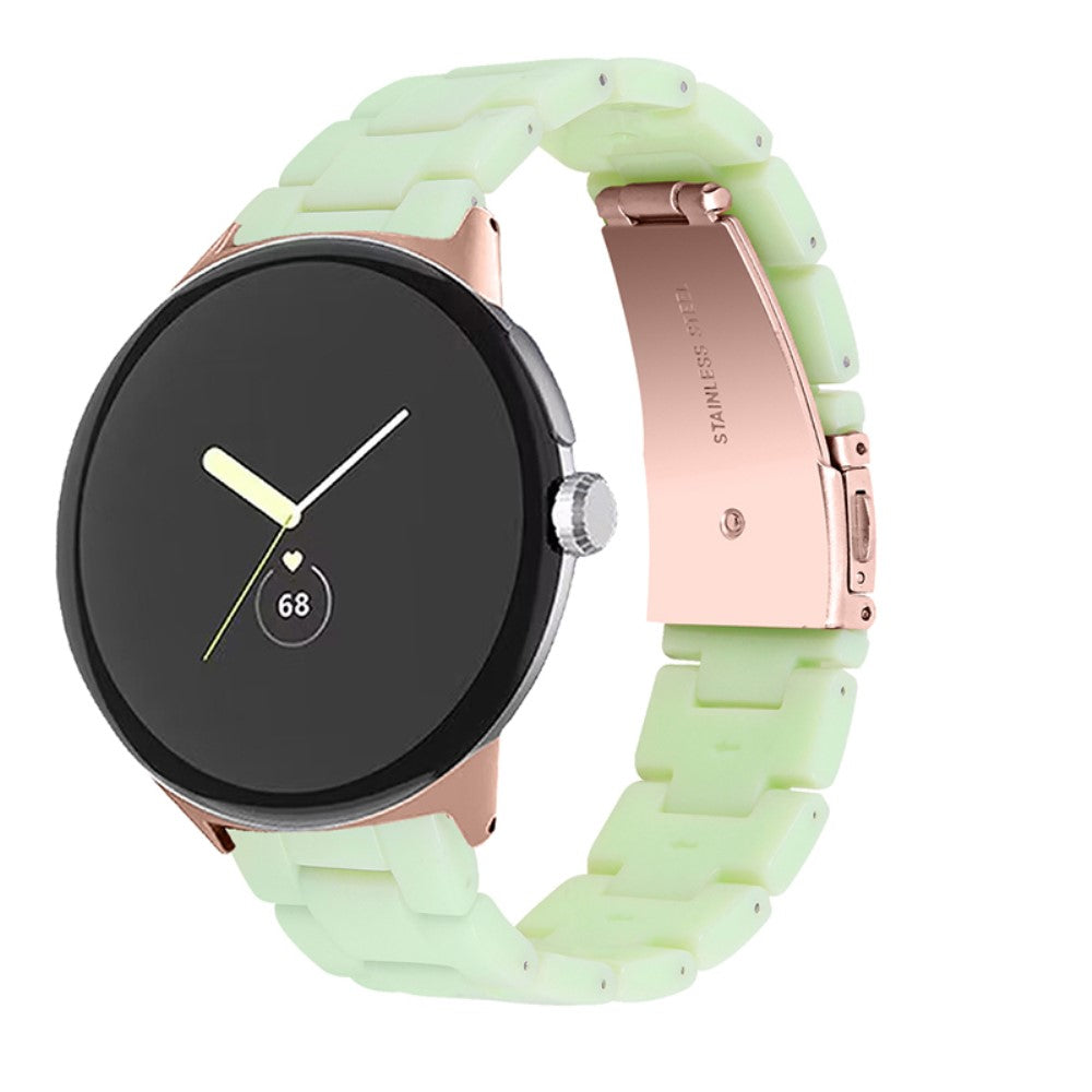 Meget nydelig Google Pixel Watch Plastik Rem - Grøn#serie_7