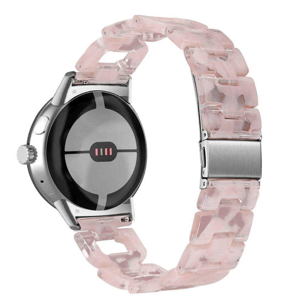 Super slidstærk Google Pixel Watch Plastik Rem - Pink#serie_11