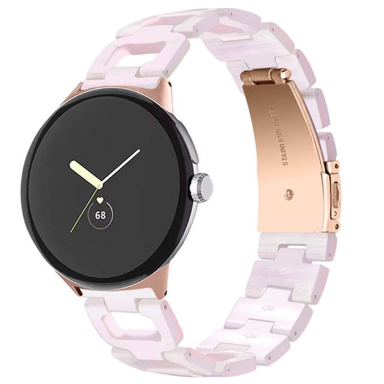 Super fint Google Pixel Watch Plastik Rem - Pink#serie_9