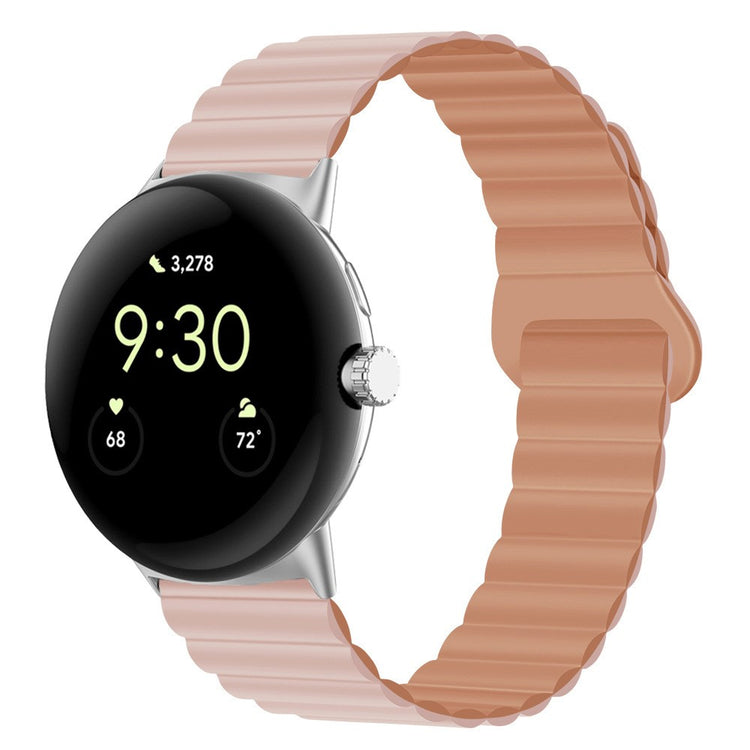 Pænt Google Pixel Watch Silikone Rem - Pink#serie_16
