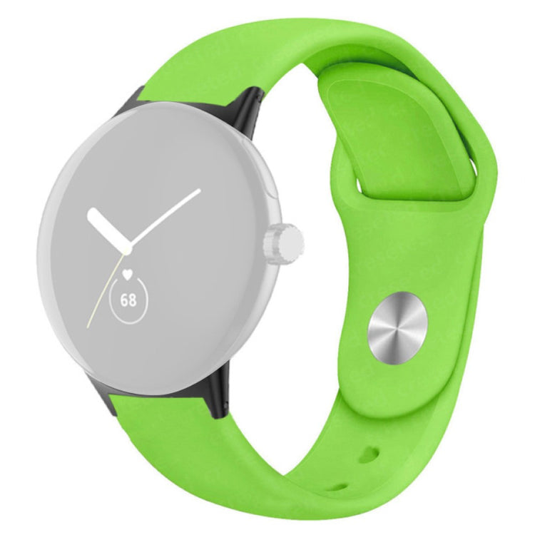 Helt vildt fint Google Pixel Watch Silikone Rem - Grøn#serie_6