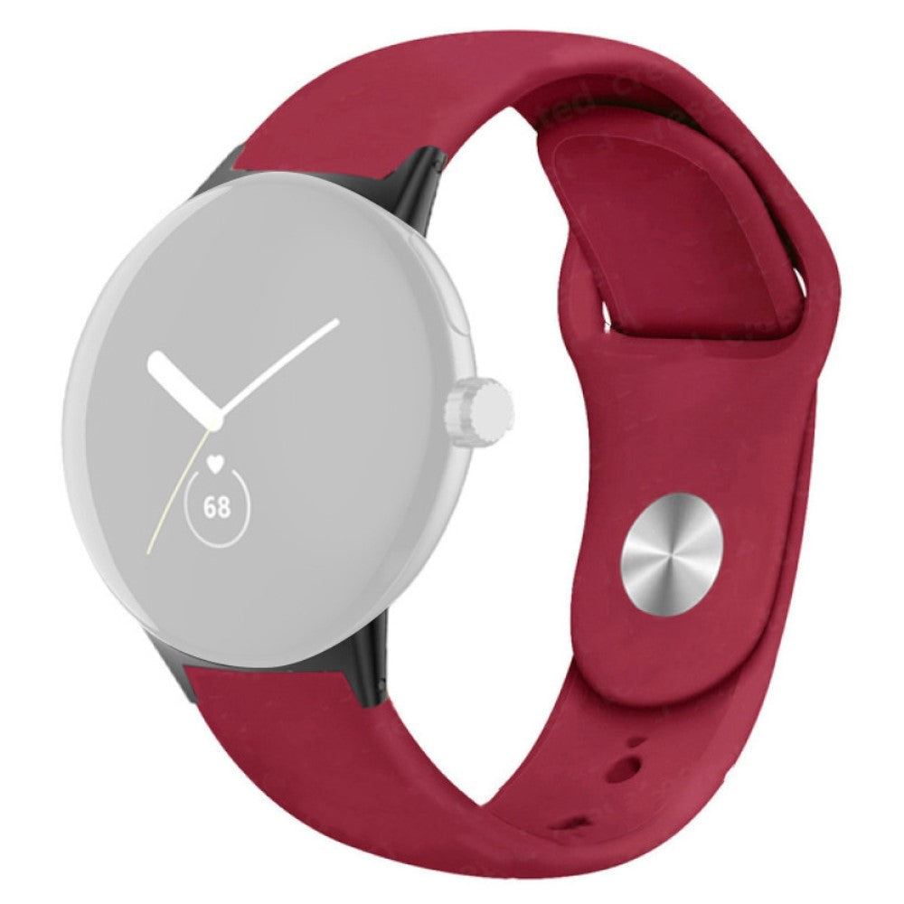 Helt vildt fint Google Pixel Watch Silikone Rem - Rød#serie_7