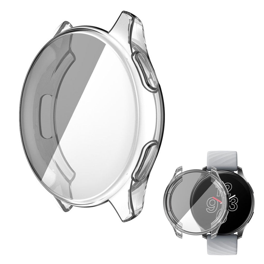 Rigtigt Fint OnePlus Watch Silikone Cover - Gennemsigtig#serie_1