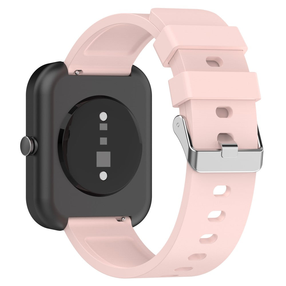 Meget Flot Silikone Rem passer til OnePlus Nord Watch - Pink#serie_9