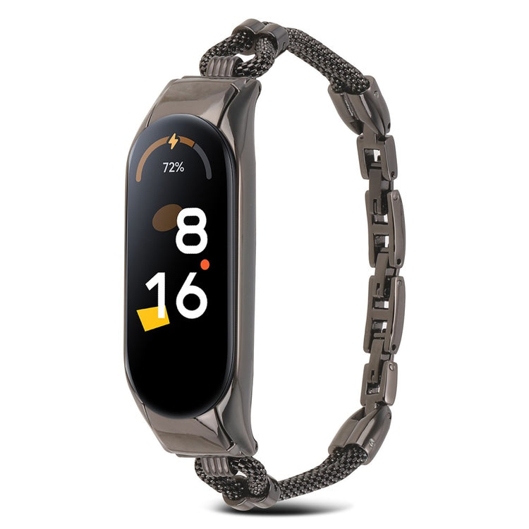 Flot Xiaomi Mi Smart Band 6 / Xiaomi Mi Band 5 Metal Urrem - Sort#serie_1