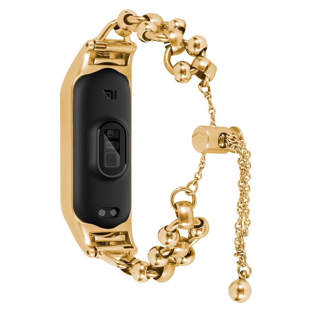 Flot Xiaomi Mi Smart Band 6 / Xiaomi Mi Band 5 Metal Rem - Guld#serie_3