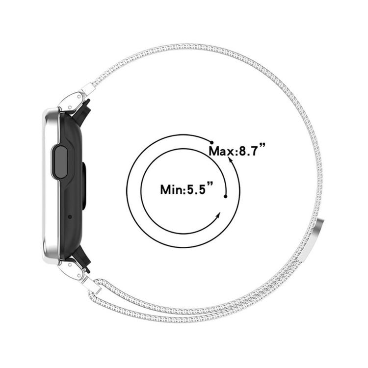 Solid Xiaomi Redmi Watch 2 Metal Rem - Rød#serie_4