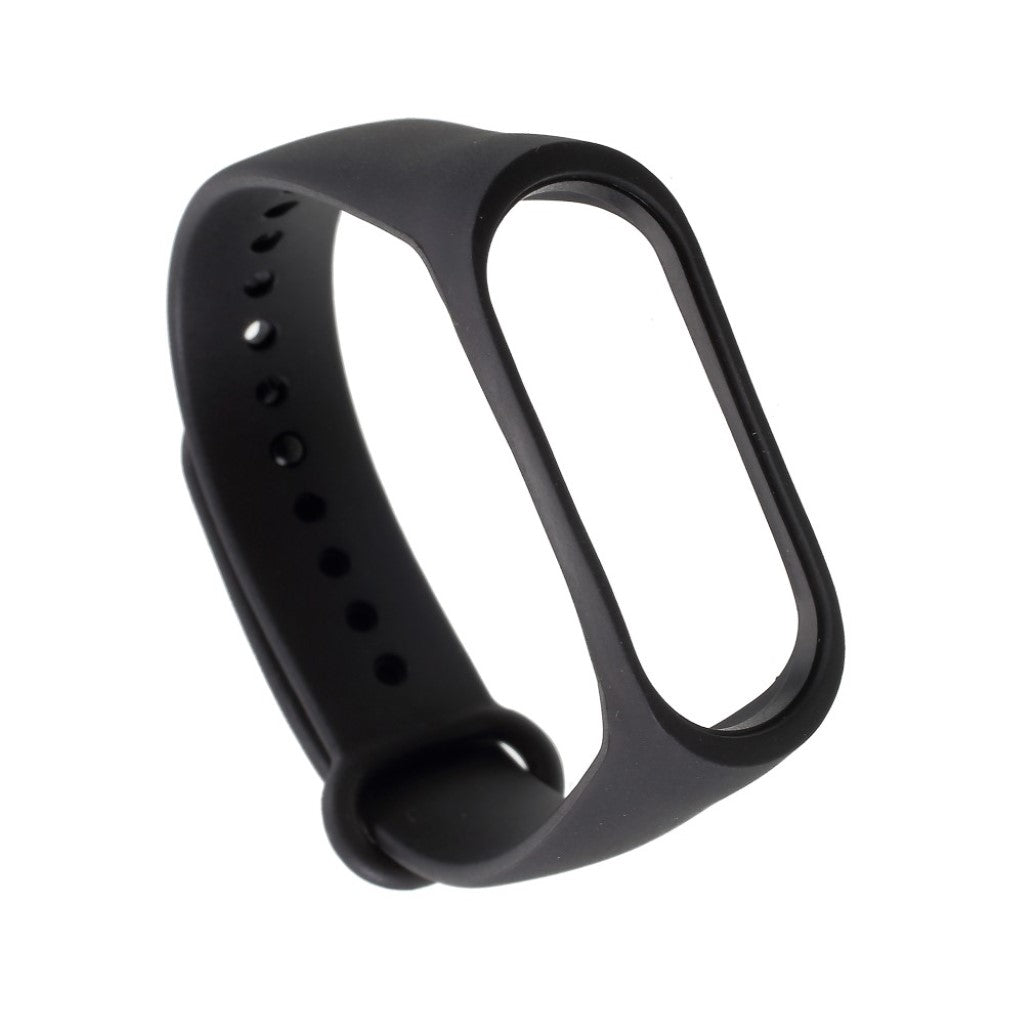 Pænt Xiaomi Mi Band 3 Silikone Rem - Sort#serie_3