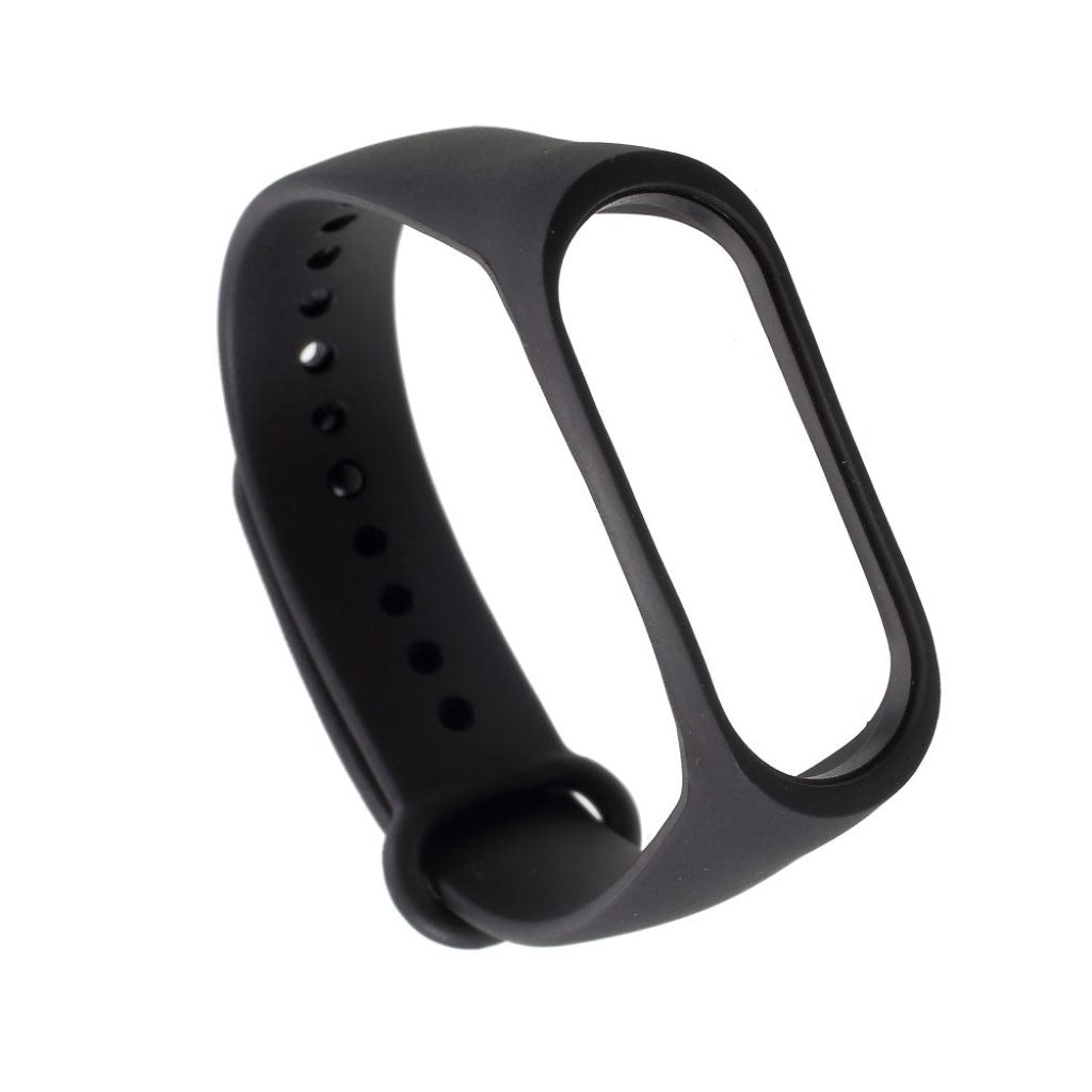 Pænt Xiaomi Mi Band 3 Silikone Rem - Sort#serie_3