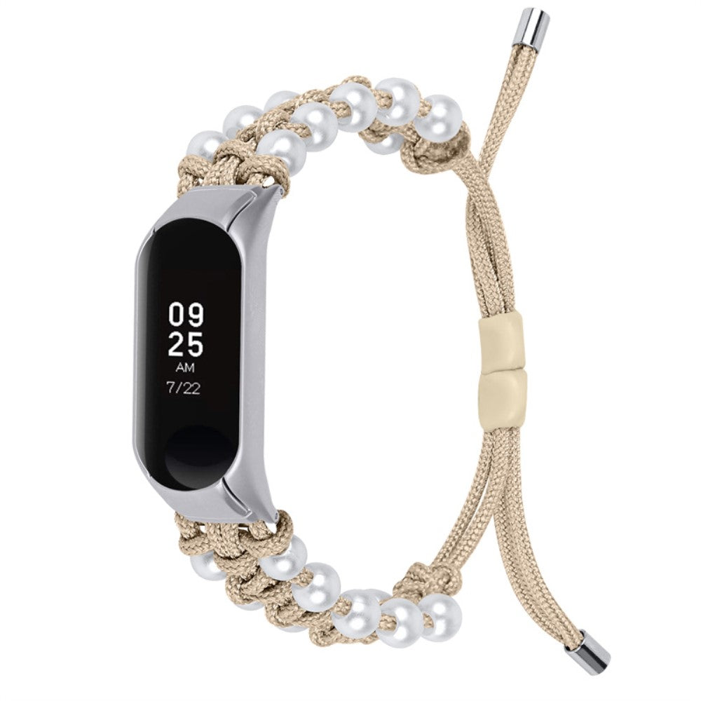Mega holdbart Xiaomi Mi Band 7 Nylon Rem - Brun#serie_6