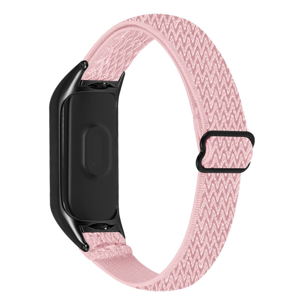 Pænt Xiaomi Mi Band 7 Nylon Rem - Pink#serie_17