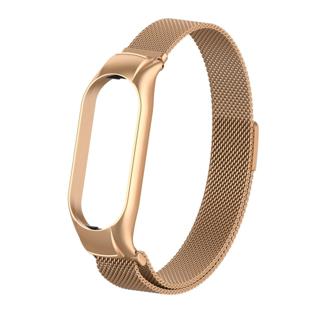 Mega holdbart Xiaomi Mi Band 7 Metal Rem - Guld#serie_10