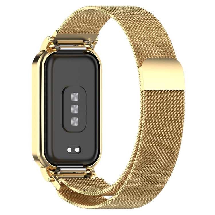 Helt Vildt Pænt Metal Rem passer til Xiaomi Redmi Band 2 - Guld#serie_1