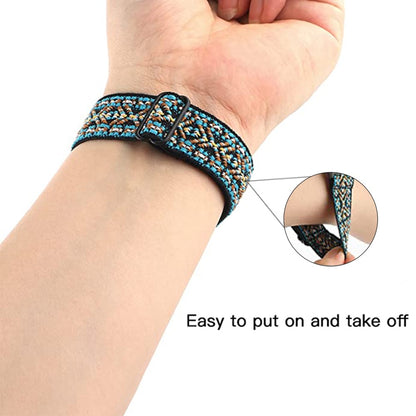 Sejt Nylon Rem passer til Xiaomi Redmi Band 2 - Rød#serie_6