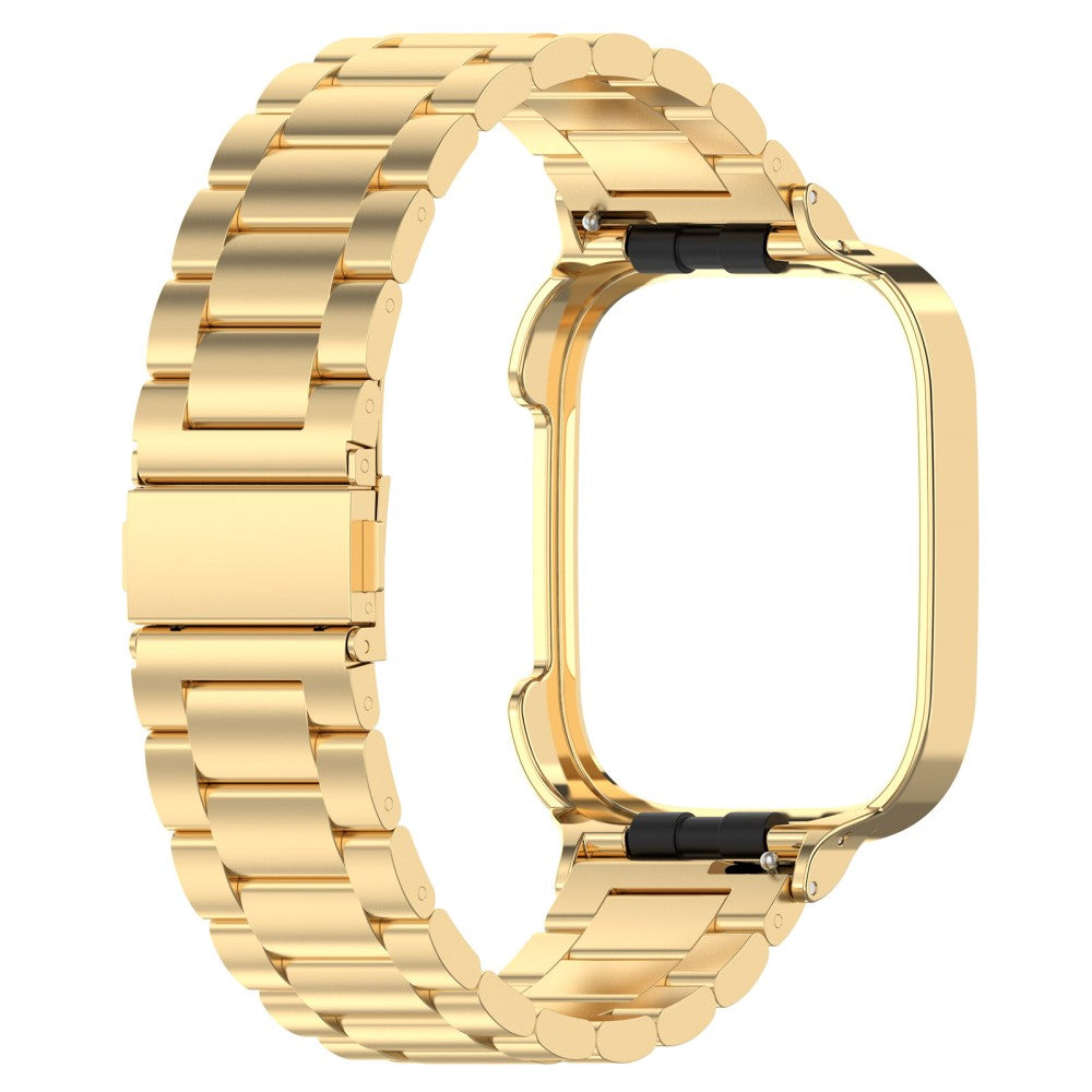 Metal Universal Rem passer til Xiaomi Redmi Watch 3 / Xiaomi Mi Watch Lite 3 - Guld#serie_1