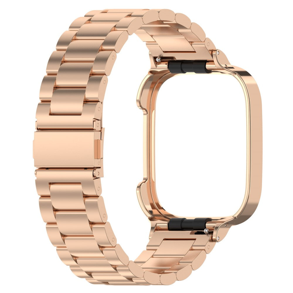 Metal Universal Rem passer til Xiaomi Redmi Watch 3 / Xiaomi Mi Watch Lite 3 - Pink#serie_2