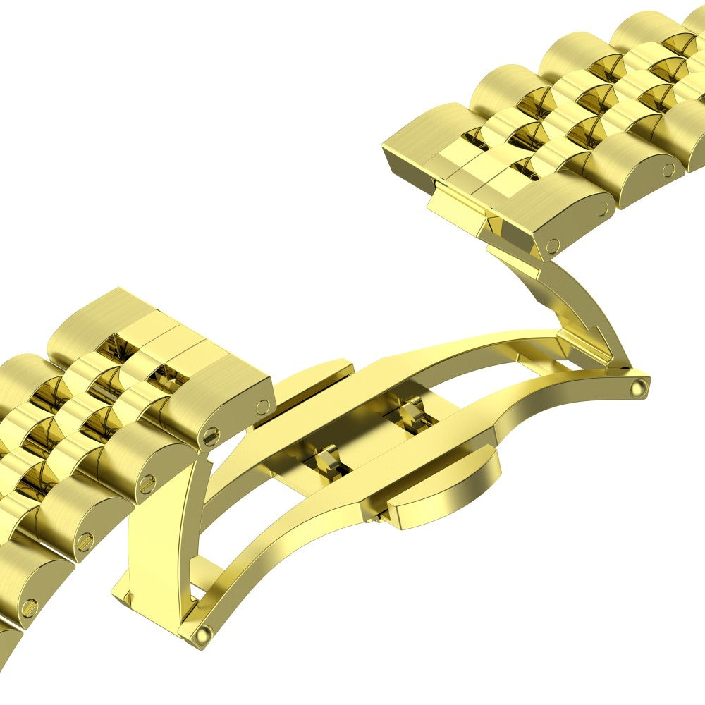 Metal Universal Rem passer til Xiaomi Redmi Watch 3 / Xiaomi Mi Watch Lite 3 - Guld#serie_4