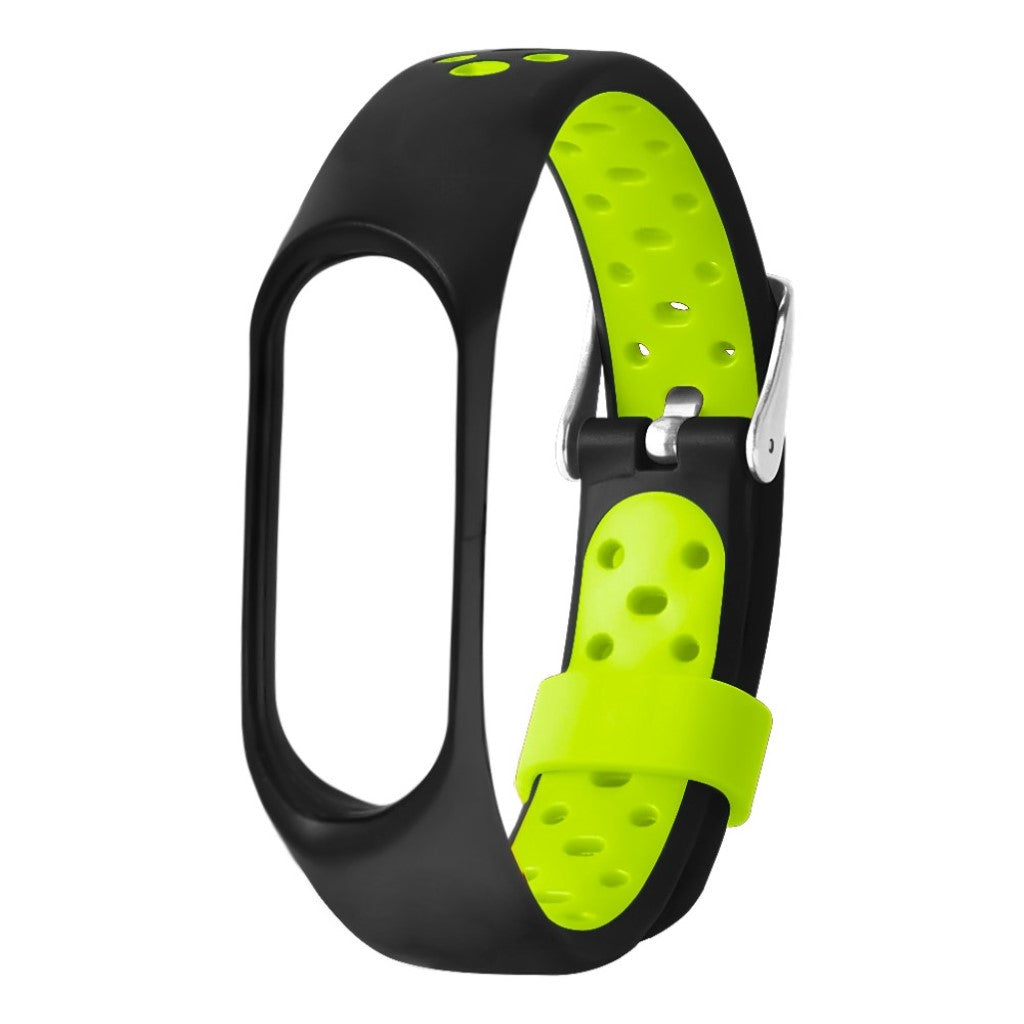 Vildt fint Xiaomi Mi Smart Band 4 Silikone Rem - Sort#serie_4