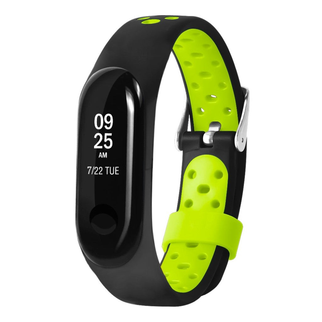 Vildt fint Xiaomi Mi Smart Band 4 Silikone Rem - Sort#serie_4