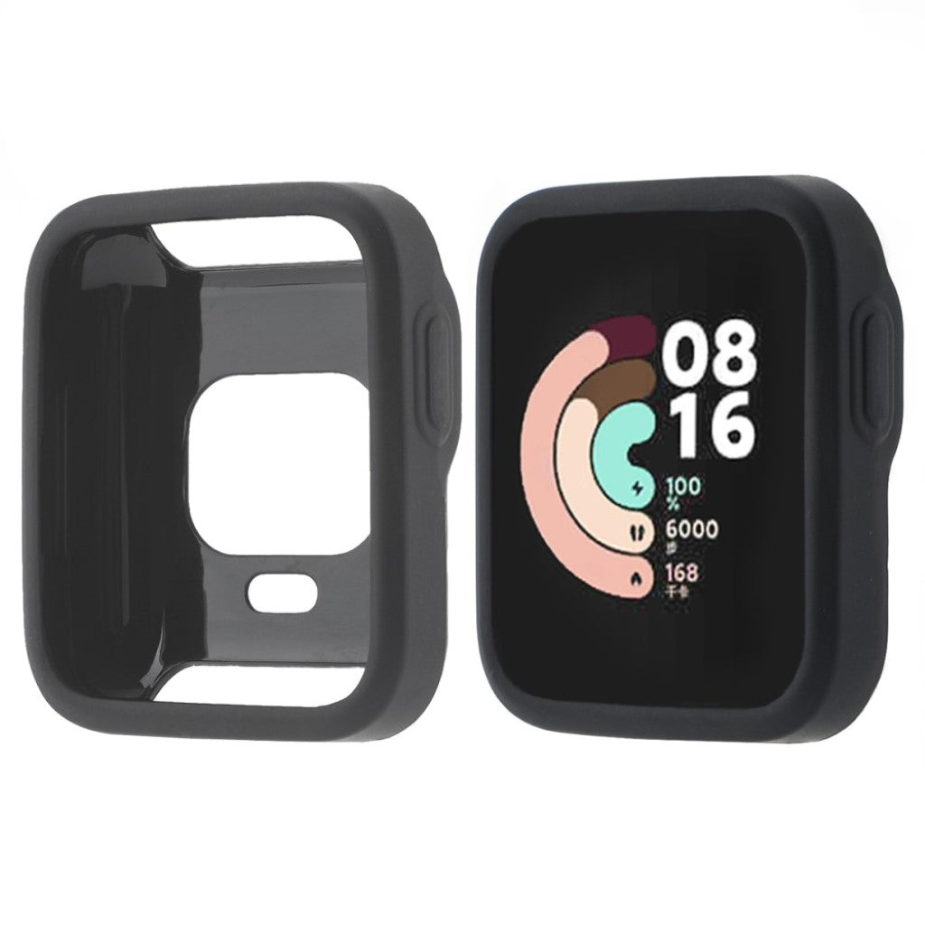 Xiaomi Redmi Watch Enkel Silikone Bumper  - Sort#serie_4