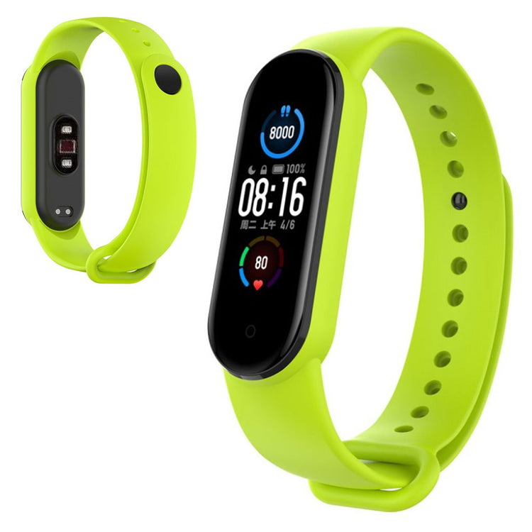 Orange Xiaomi Mi Band 5 Silikone Urrem#serie_10