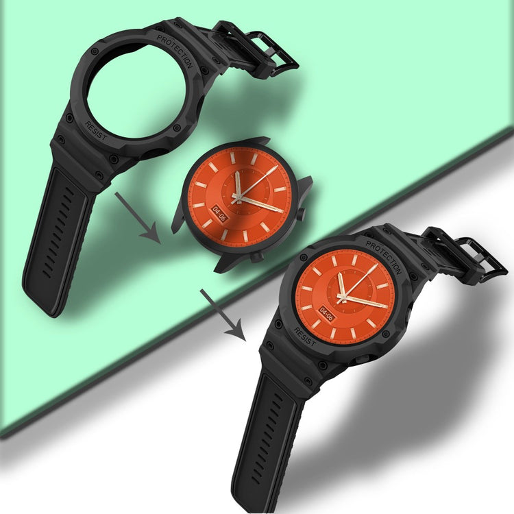 Vildt kønt Xiaomi Mi Watch Color Sports Silikone Urrem - Sort#serie_1