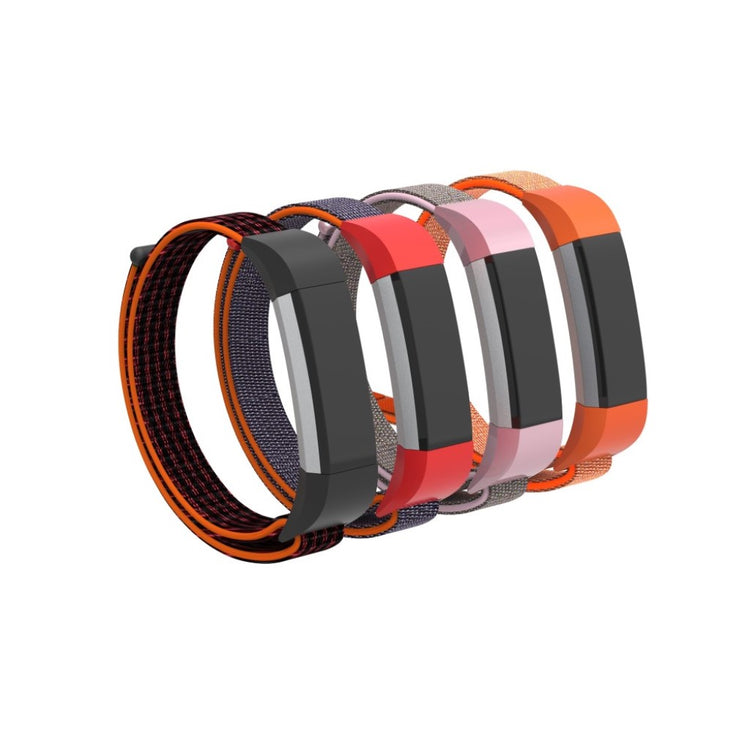 Vildt hårdfør Fitbit Alta HR Nylon Rem - Flerfarvet#serie_4