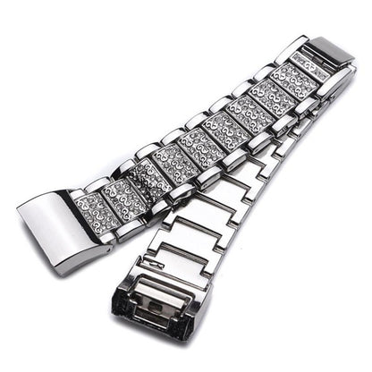 Meget flot Fitbit Charge 2 Metal Rem - Sølv#serie_2