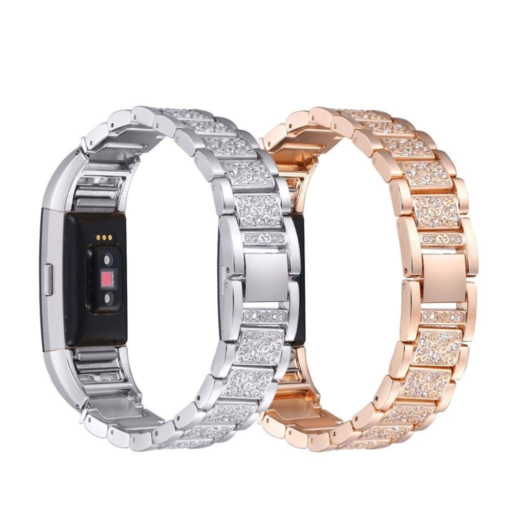 Meget flot Fitbit Charge 2 Metal Rem - Pink#serie_4