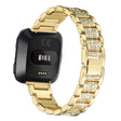 Zeer goed Fitbit Versa Metaal en Strass Bandje