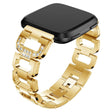 Absoluut comfortabel Fitbit Versa Metaal en Strass Bandje