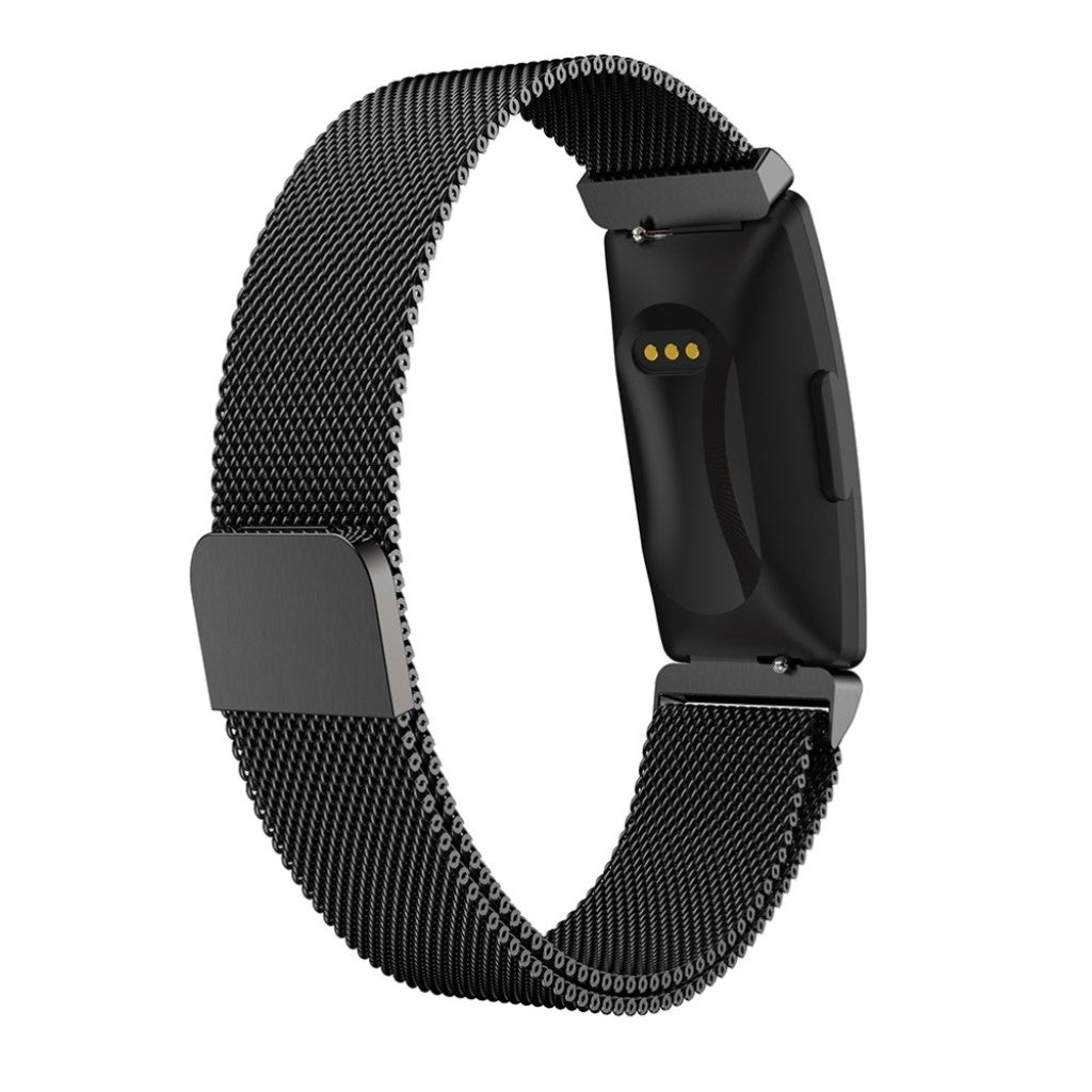 Mega fed Fitbit Inspire Metal Rem - Sort#serie_1