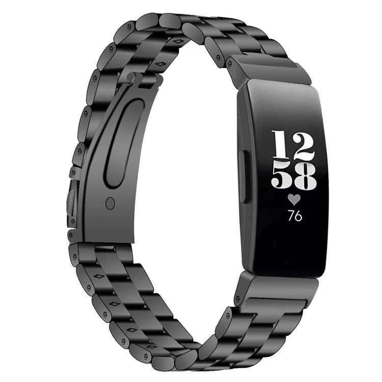 Godt Fitbit Inspire Metal Rem - Sort#serie_1