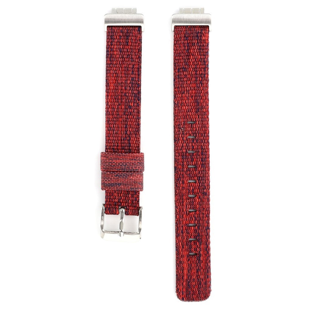 Super fantastisk Fitbit Inspire Nylon Rem - Rød#serie_3