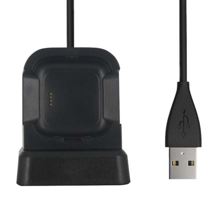 Plastik Fitbit Versa 2 USB Ladestation - Sort#serie_9