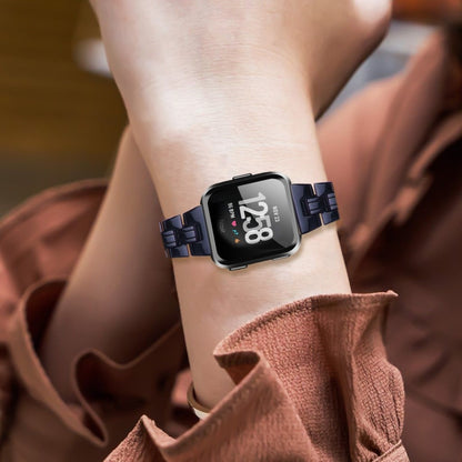 Vildt elegant Fitbit Versa 2 / Fitbit Versa Lite  Rem - Sort#serie_9