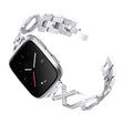 Fitbit Versa 2 / Fitbit Versa Lite Metaal en Strass Bandje